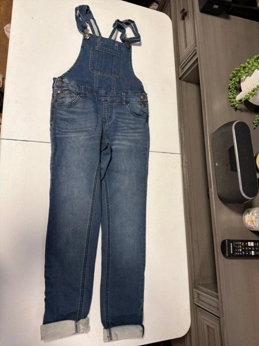 Little girls adorable overall